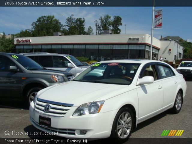 2006 Toyota Avalon Limited in Blizzard White Pearl