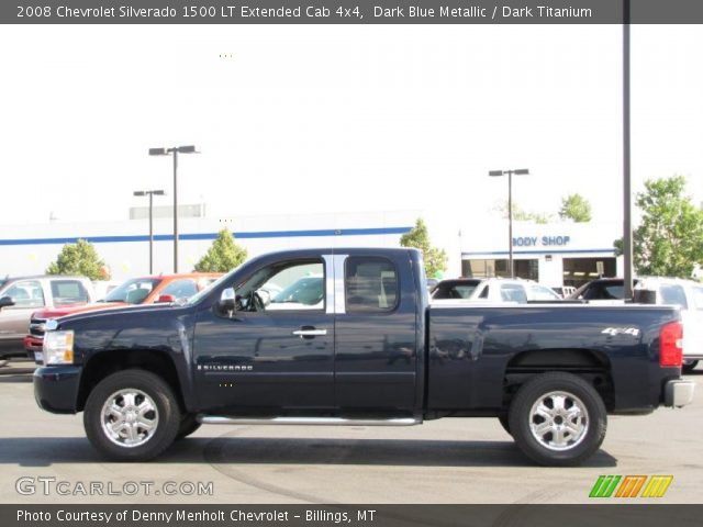 2008 Chevrolet Silverado 1500 LT Extended Cab 4x4 in Dark Blue Metallic