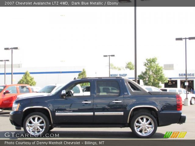 2007 Chevrolet Avalanche LTZ 4WD in Dark Blue Metallic