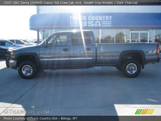 2007 GMC Sierra 2500HD Classic SLE Crew Cab 4x4 in Stealth Gray Metallic