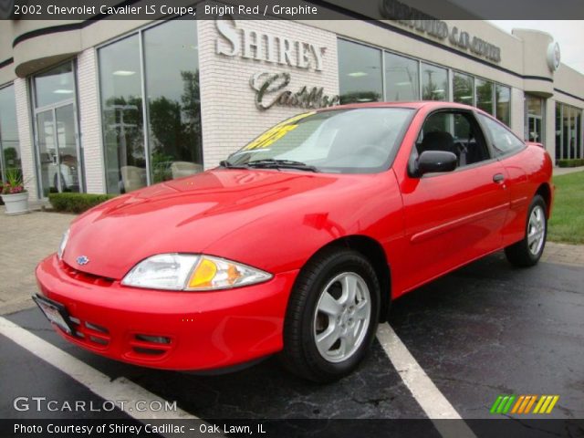 2002 Chevrolet Cavalier LS Coupe in Bright Red