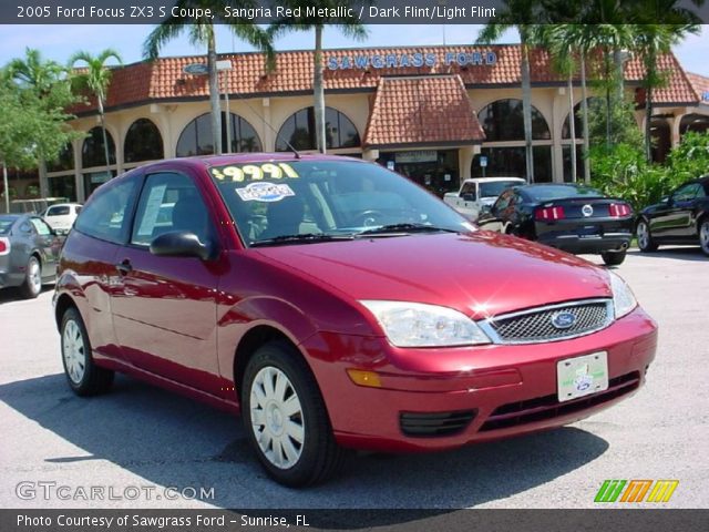 2005 Ford Focus ZX3 S Coupe in Sangria Red Metallic