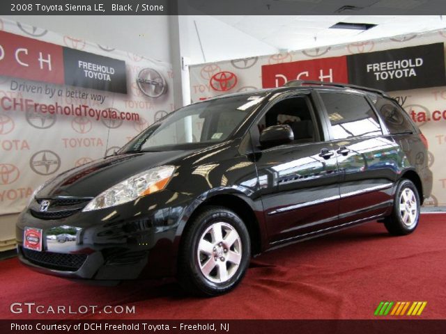2008 Toyota Sienna LE in Black