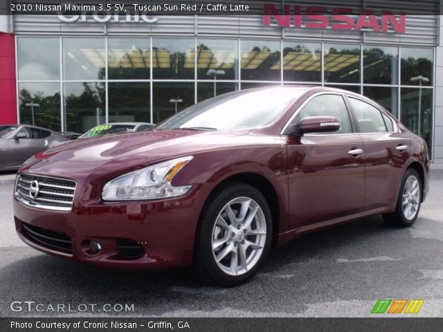 2010 Nissan Maxima 3.5 SV in Tuscan Sun Red