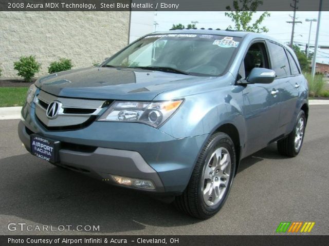 2008 Acura MDX Technology in Steel Blue Metallic