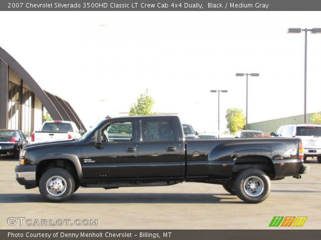 2007 Chevrolet Silverado 3500HD Classic LT Crew Cab 4x4 Dually in Black