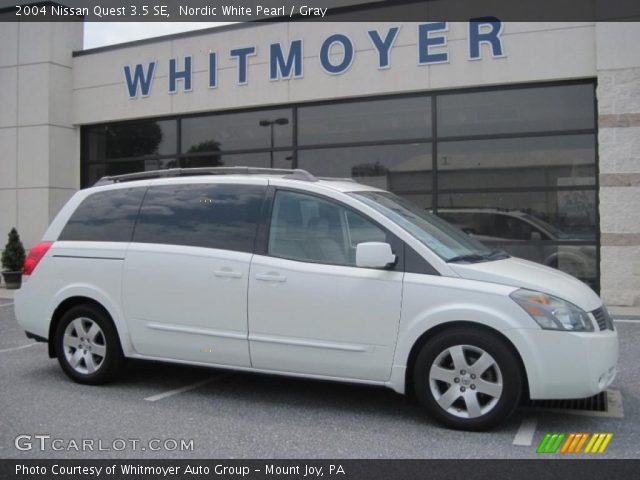 2004 Nissan Quest 3.5 SE in Nordic White Pearl