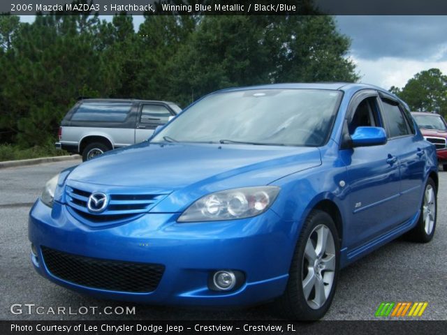 2006 Mazda MAZDA3 s Hatchback in Winning Blue Metallic