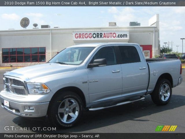 2010 Dodge Ram 1500 Big Horn Crew Cab 4x4 in Bright Silver Metallic