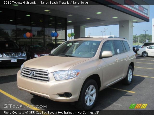 2010 Toyota Highlander  in Sandy Beach Metallic