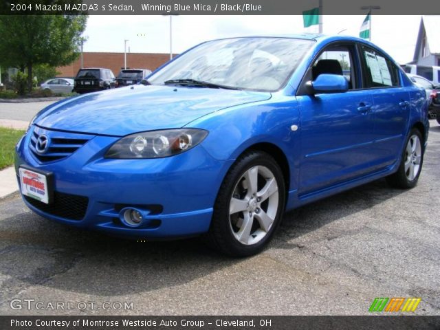 2004 Mazda MAZDA3 s Sedan in Winning Blue Mica