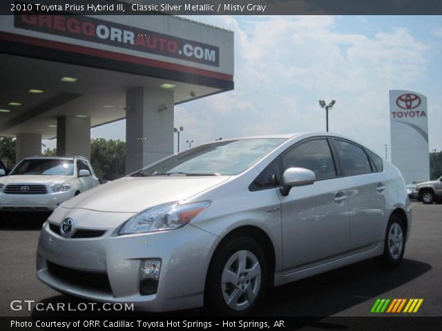 2010 Toyota Prius Hybrid III in Classic Silver Metallic