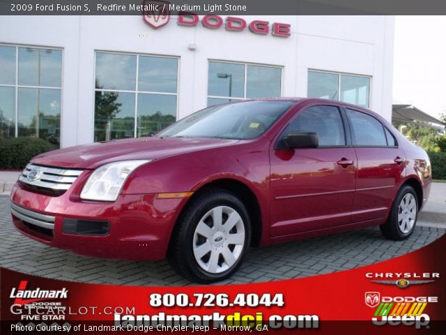 2009 Ford Fusion S in Redfire Metallic