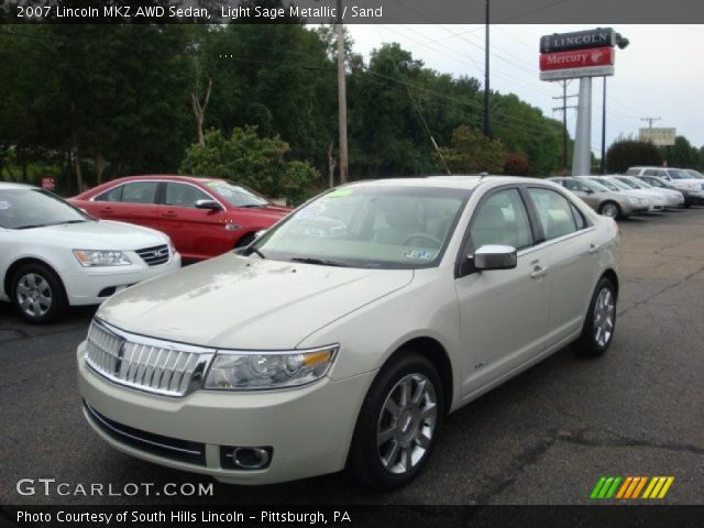 2007 Lincoln MKZ AWD Sedan in Light Sage Metallic