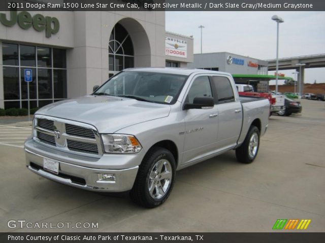 2011 Dodge Ram 1500 Lone Star Crew Cab in Bright Silver Metallic