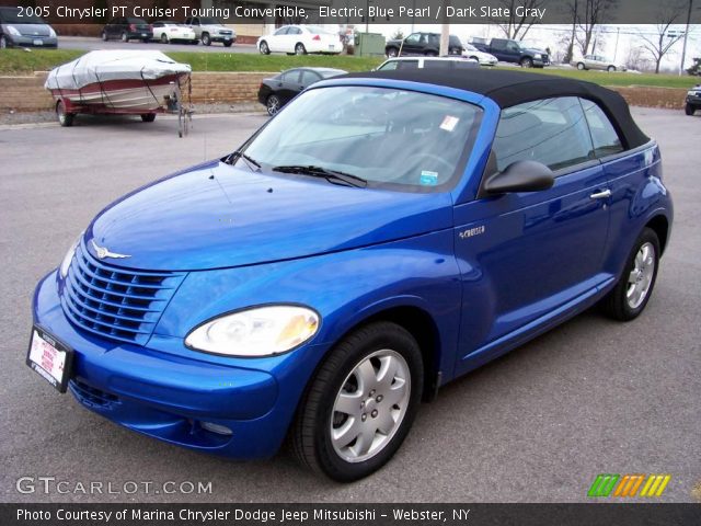 2005 Chrysler PT Cruiser Touring Convertible in Electric Blue Pearl