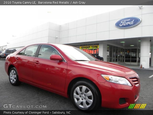 2010 Toyota Camry LE in Barcelona Red Metallic