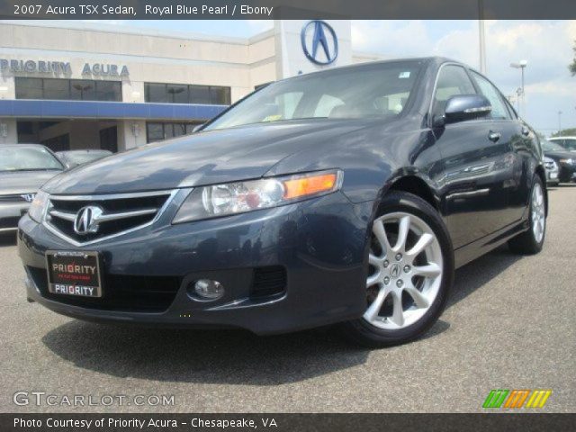 2007 Acura TSX Sedan in Royal Blue Pearl