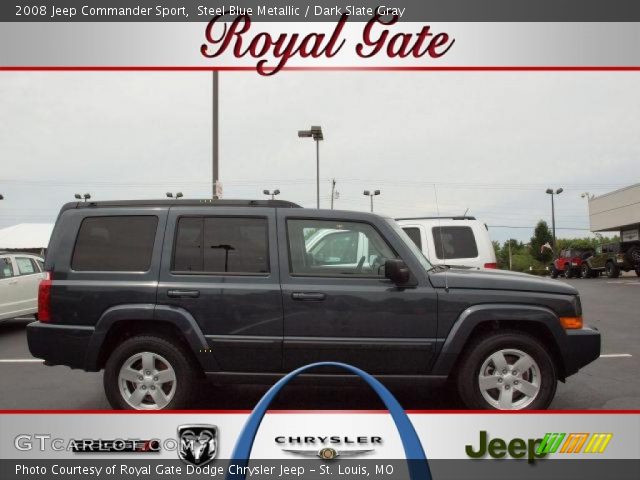 2008 Jeep Commander Sport in Steel Blue Metallic