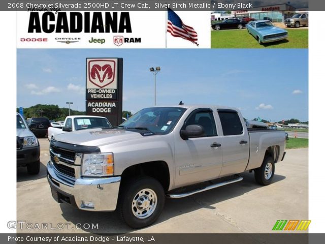 2008 Chevrolet Silverado 2500HD LT Crew Cab in Silver Birch Metallic
