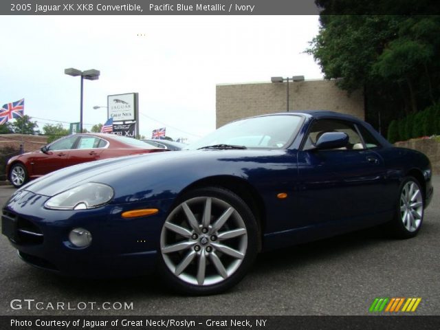 2005 Jaguar XK XK8 Convertible in Pacific Blue Metallic