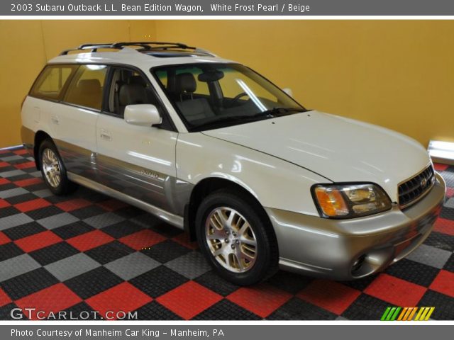 2003 Subaru Outback L.L. Bean Edition Wagon in White Frost Pearl