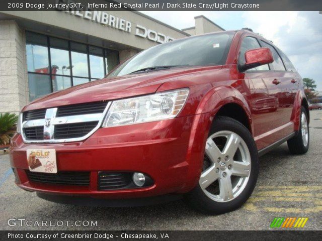 2009 Dodge Journey SXT in Inferno Red Crystal Pearl