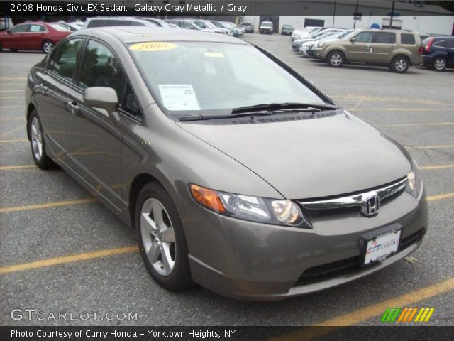 2008 Honda Civic EX Sedan in Galaxy Gray Metallic