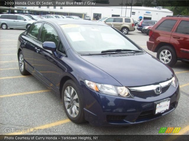 2009 Honda Civic EX Sedan in Royal Blue Pearl
