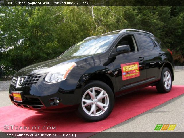 2008 Nissan Rogue SL AWD in Wicked Black