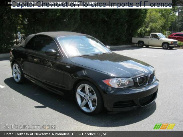 2008 BMW 1 Series 135i Convertible in Jet Black