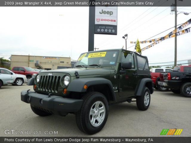 2009 Jeep Wrangler X 4x4 in Jeep Green Metallic