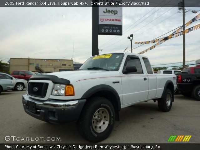 2005 Ford Ranger FX4 Level II SuperCab 4x4 in Oxford White