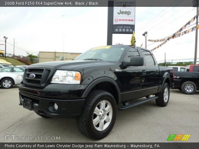 2008 Ford F150 FX4 SuperCrew 4x4 in Black