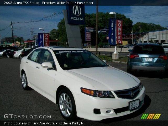 2008 Acura TSX Sedan in Premium White Pearl