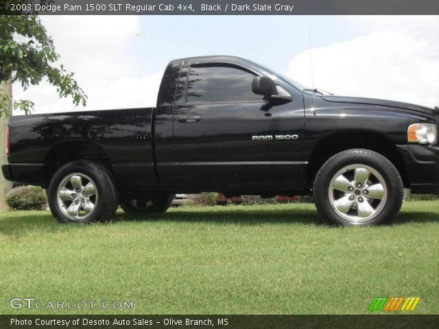 Black 2003 Dodge Ram 1500 Slt Regular Cab 4x4 Dark Slate