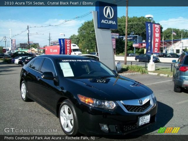 2010 Acura TSX Sedan in Crystal Black Pearl