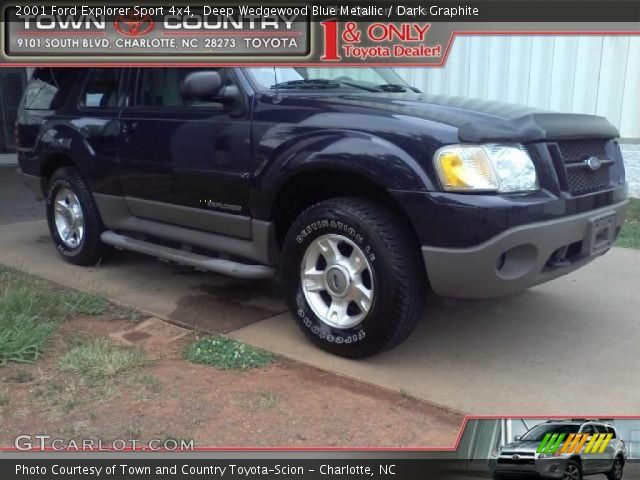 2001 Ford Explorer Sport 4x4 in Deep Wedgewood Blue Metallic