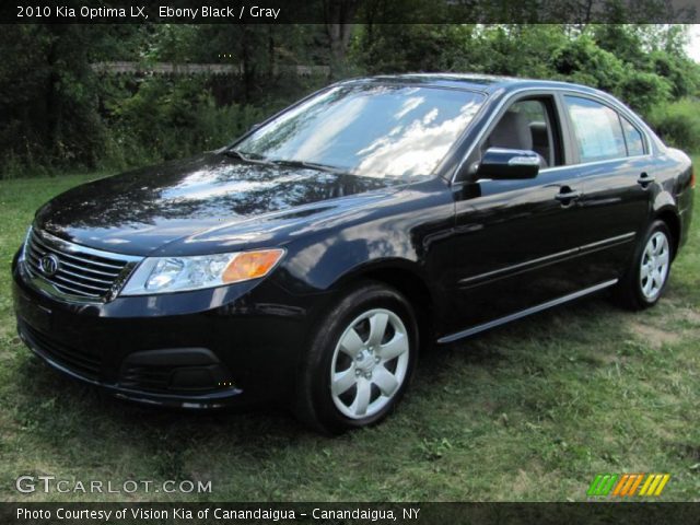 2010 Kia Optima LX in Ebony Black