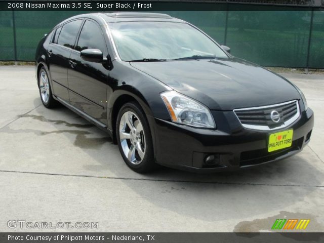 2008 Nissan Maxima 3.5 SE in Super Black