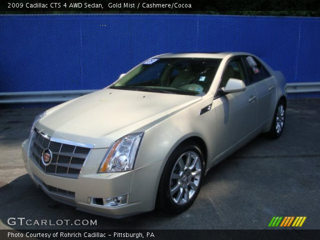 2009 Cadillac CTS 4 AWD Sedan in Gold Mist