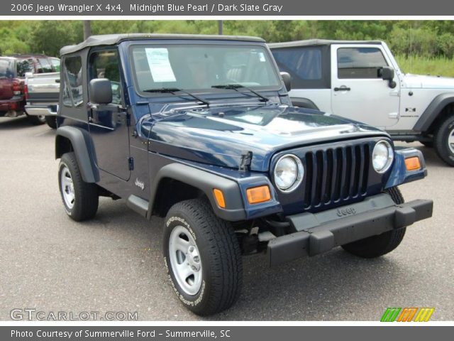 2006 Jeep Wrangler X 4x4 in Midnight Blue Pearl