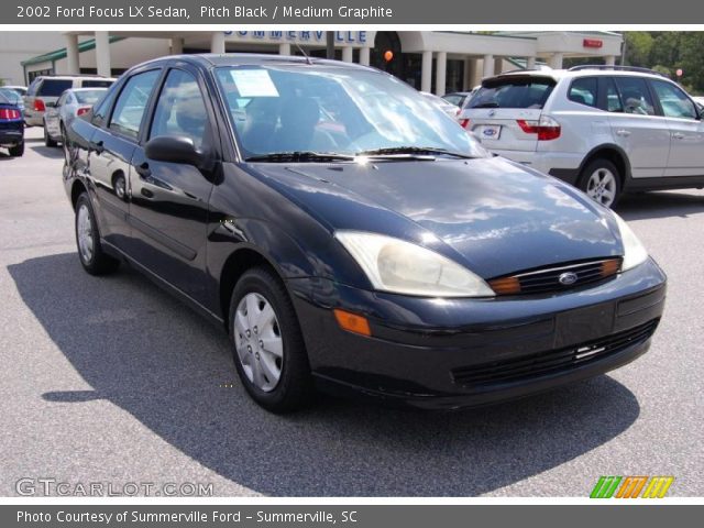 2002 Ford Focus LX Sedan in Pitch Black