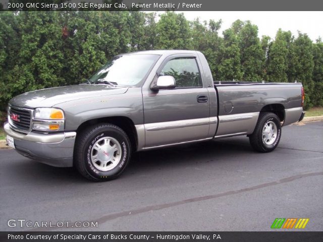 2000 GMC Sierra 1500 SLE Regular Cab in Pewter Metallic