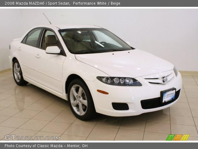 2008 Mazda MAZDA6 i Sport Sedan in Performance White