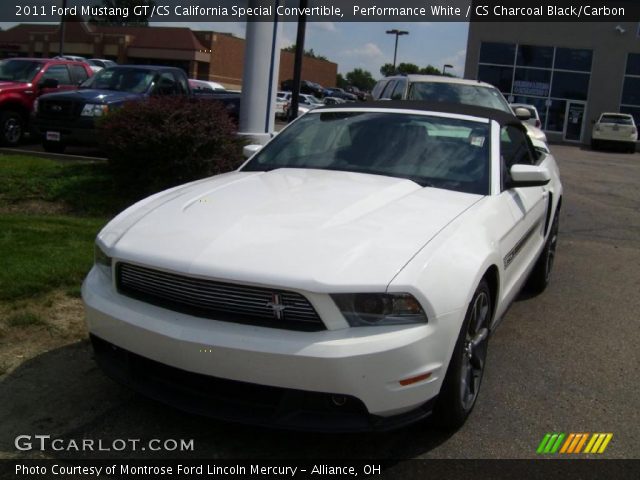 2011 Ford Mustang GT/CS California Special Convertible in Performance White