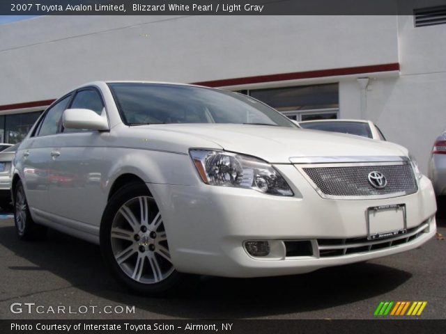 2007 Toyota Avalon Limited in Blizzard White Pearl. Click to see large ...