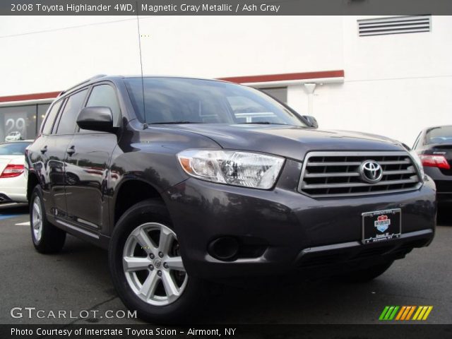 2008 Toyota Highlander 4WD in Magnetic Gray Metallic