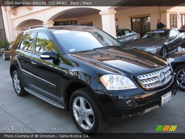 2008 Mercedes-Benz ML 350 4Matic in Black