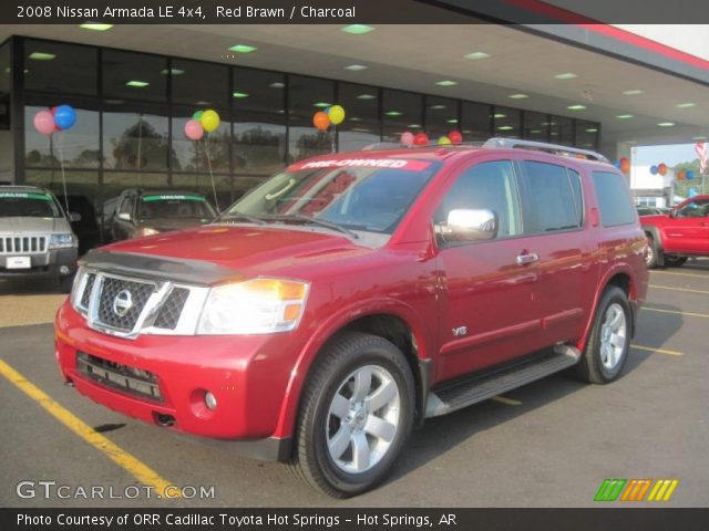 2008 Nissan Armada LE 4x4 in Red Brawn